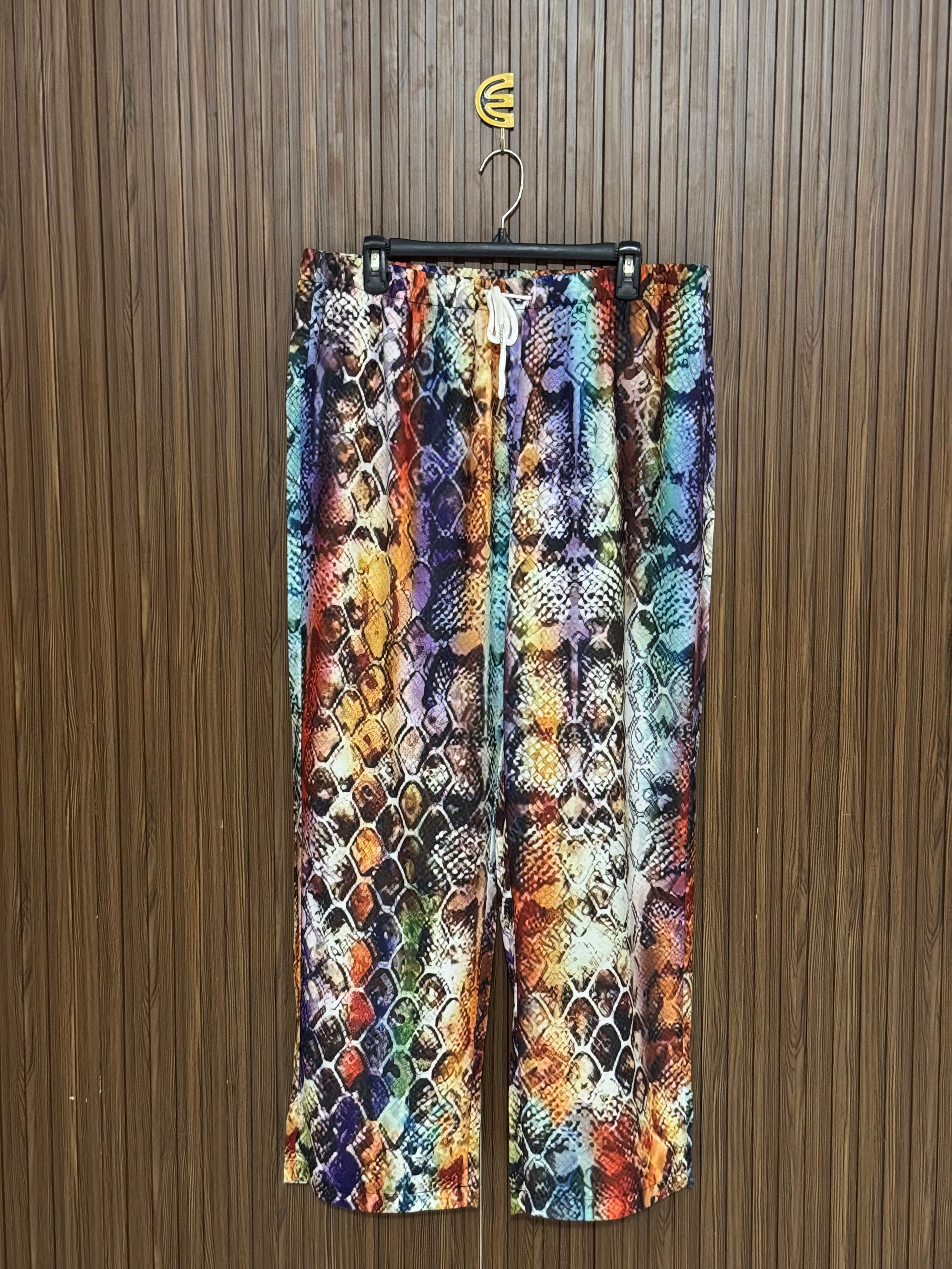 Rainbow Python Trousers