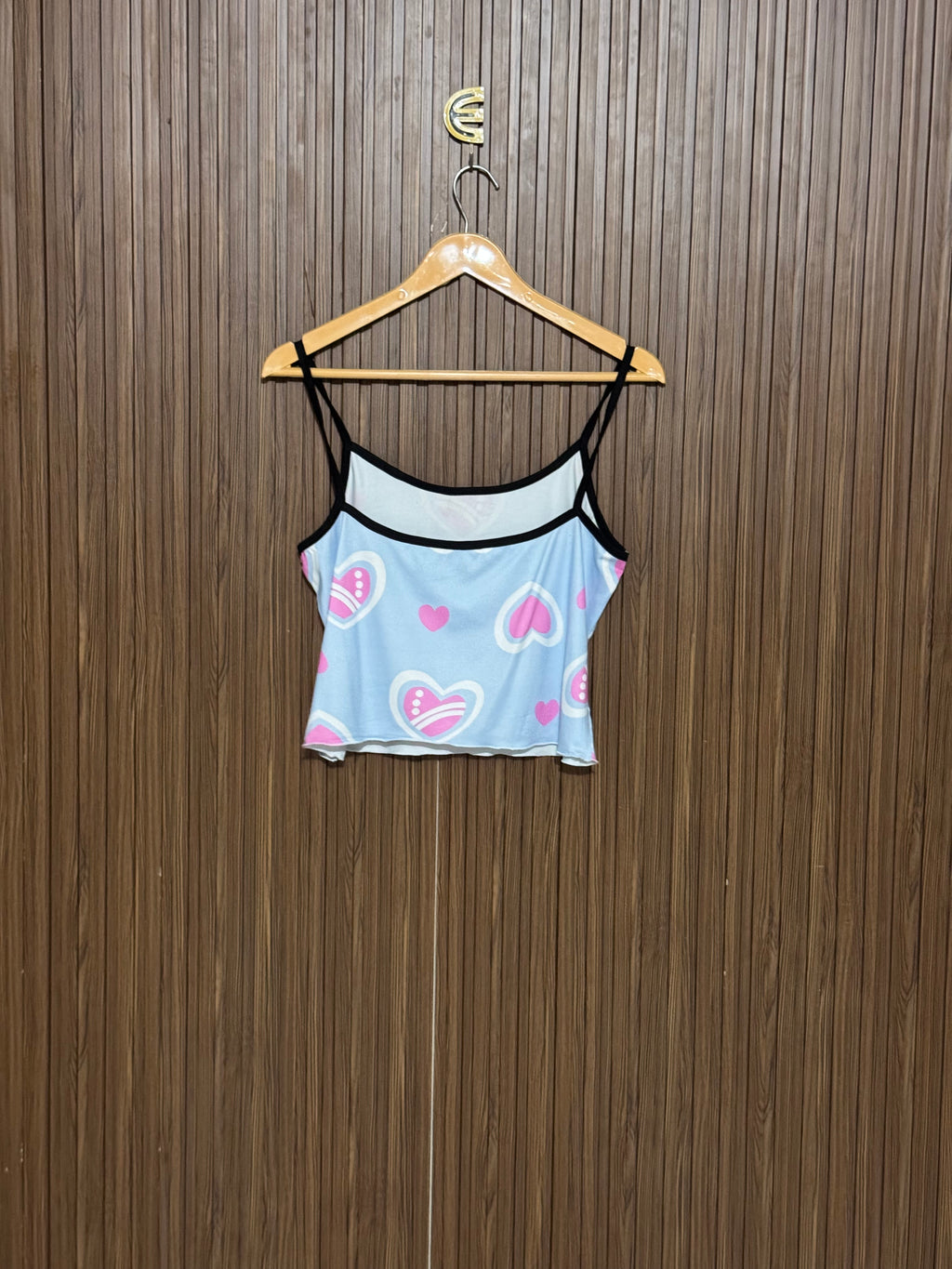 Chest 18 Length 18 Light Blue Heart