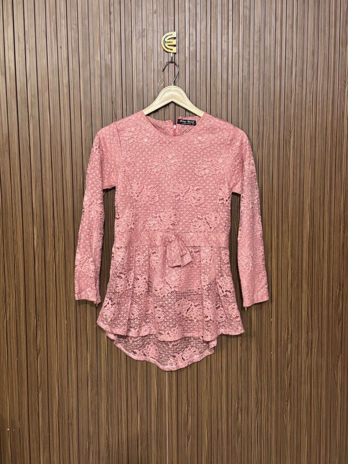 Chest 18 Length 22 Fabric Shifon Net Floral Lace Top