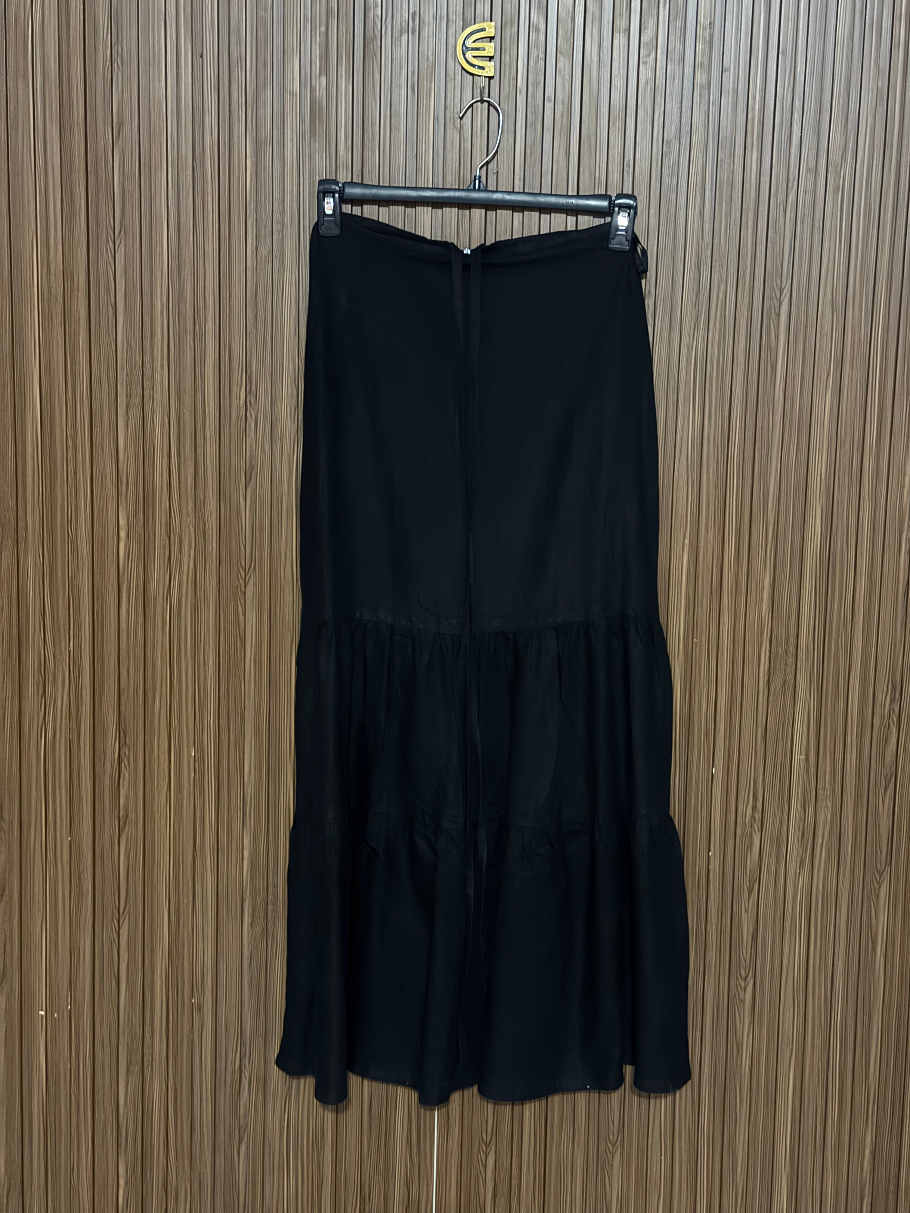 Black Ruffle Skirt