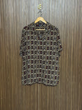 Chest 22 Length 27 fabric silk Cool Half Sleeve