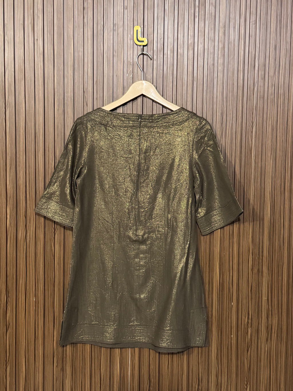 Chest 16 Length 27 Fabric Silk Cotton Oversized Long Top