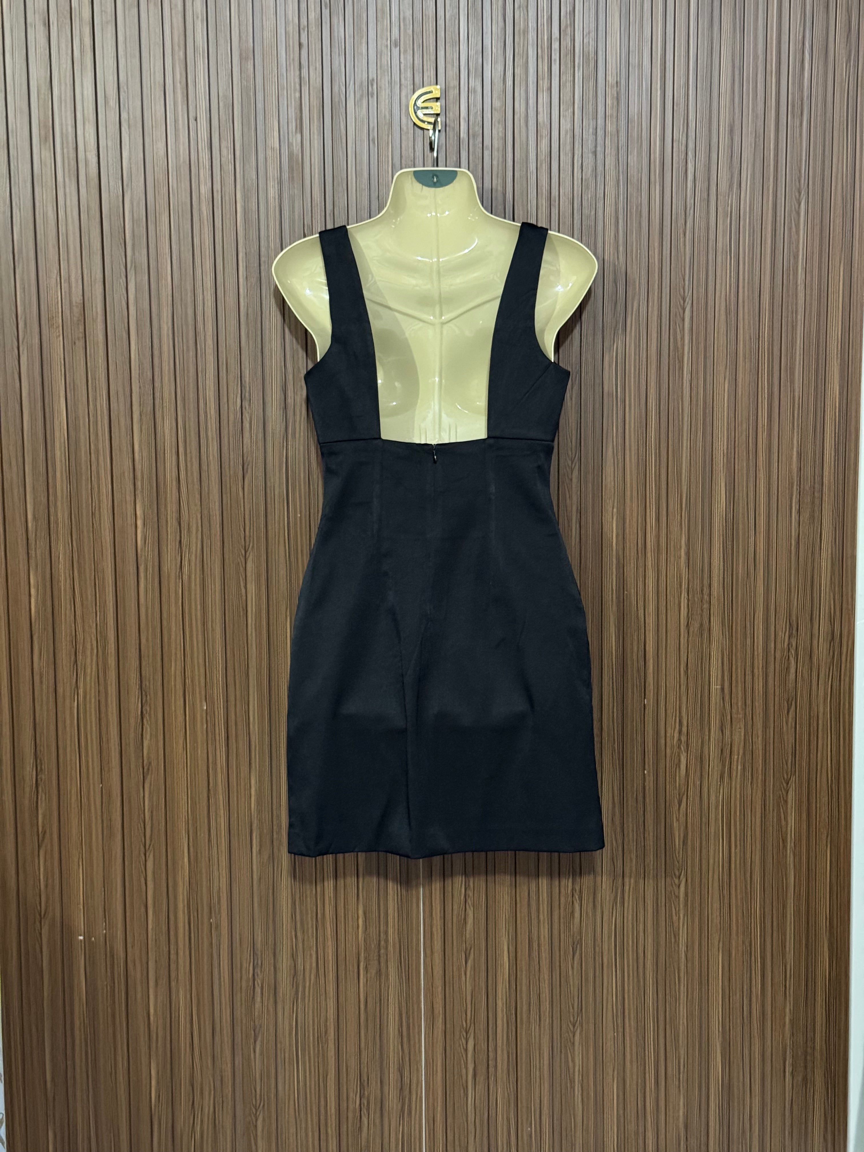 Chest 15 Length 32 Fabric Silk Strap Dress