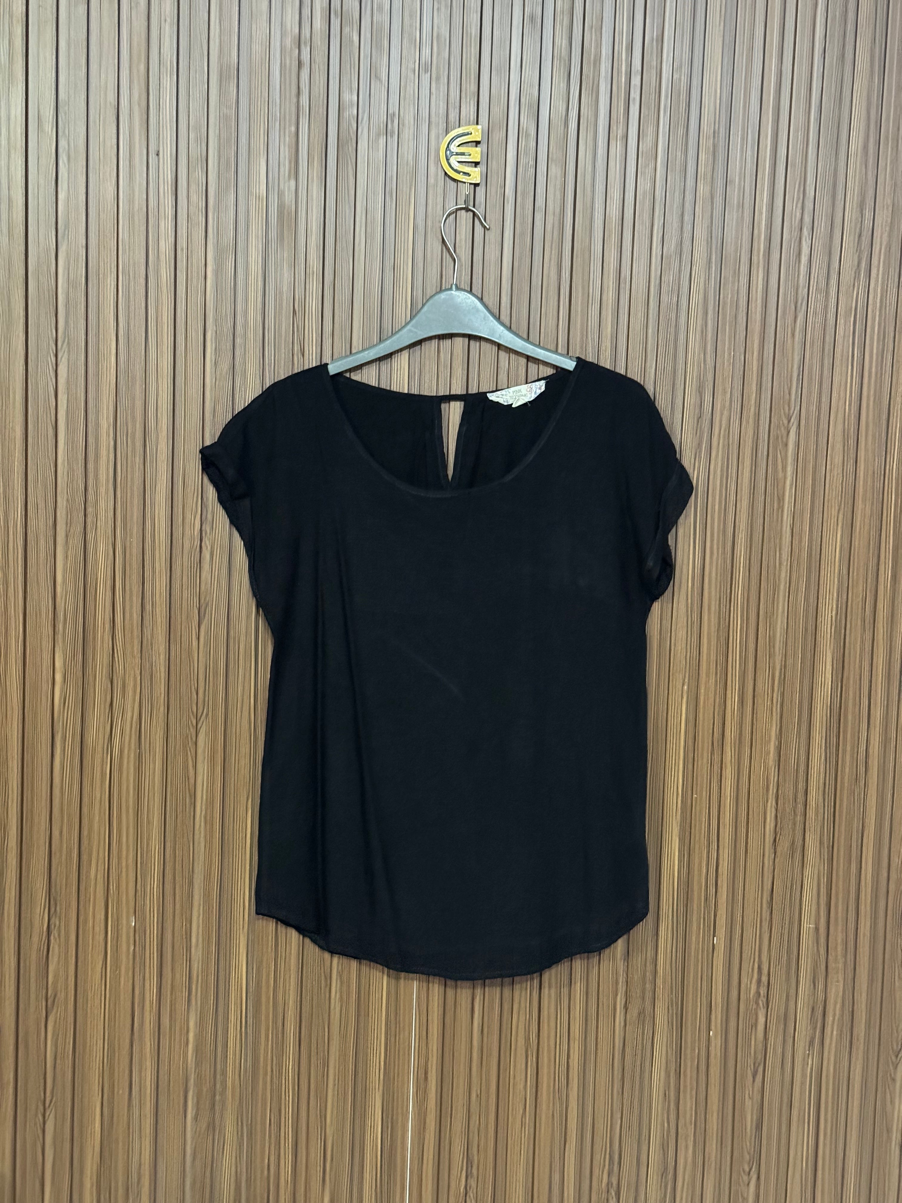 Classic Black Short Sleeveless Top