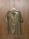 Chest 16 Length 27 Fabric Silk Cotton Oversized Long Top