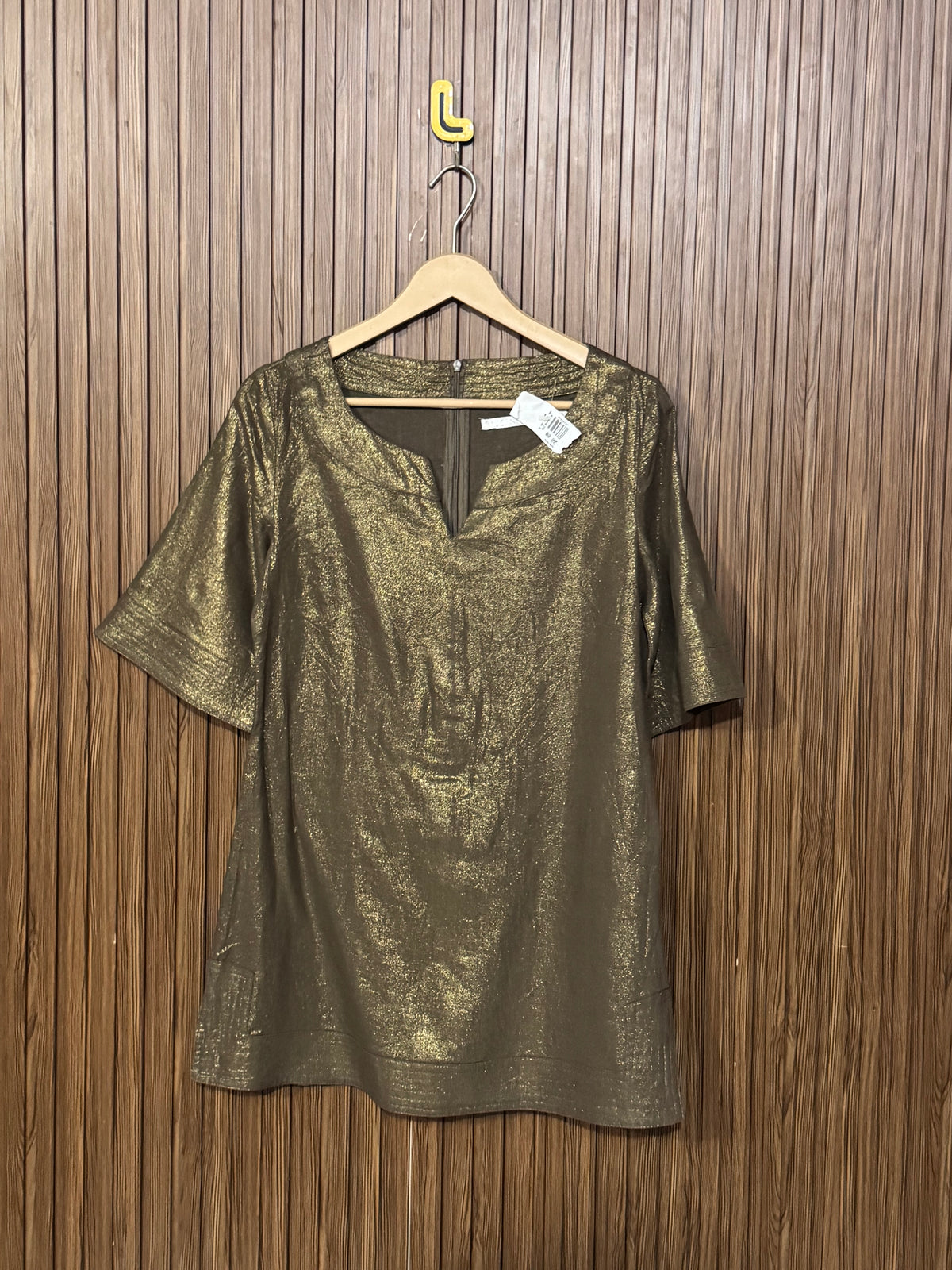 Chest 16 Length 27 Fabric Silk Cotton Oversized Long Top