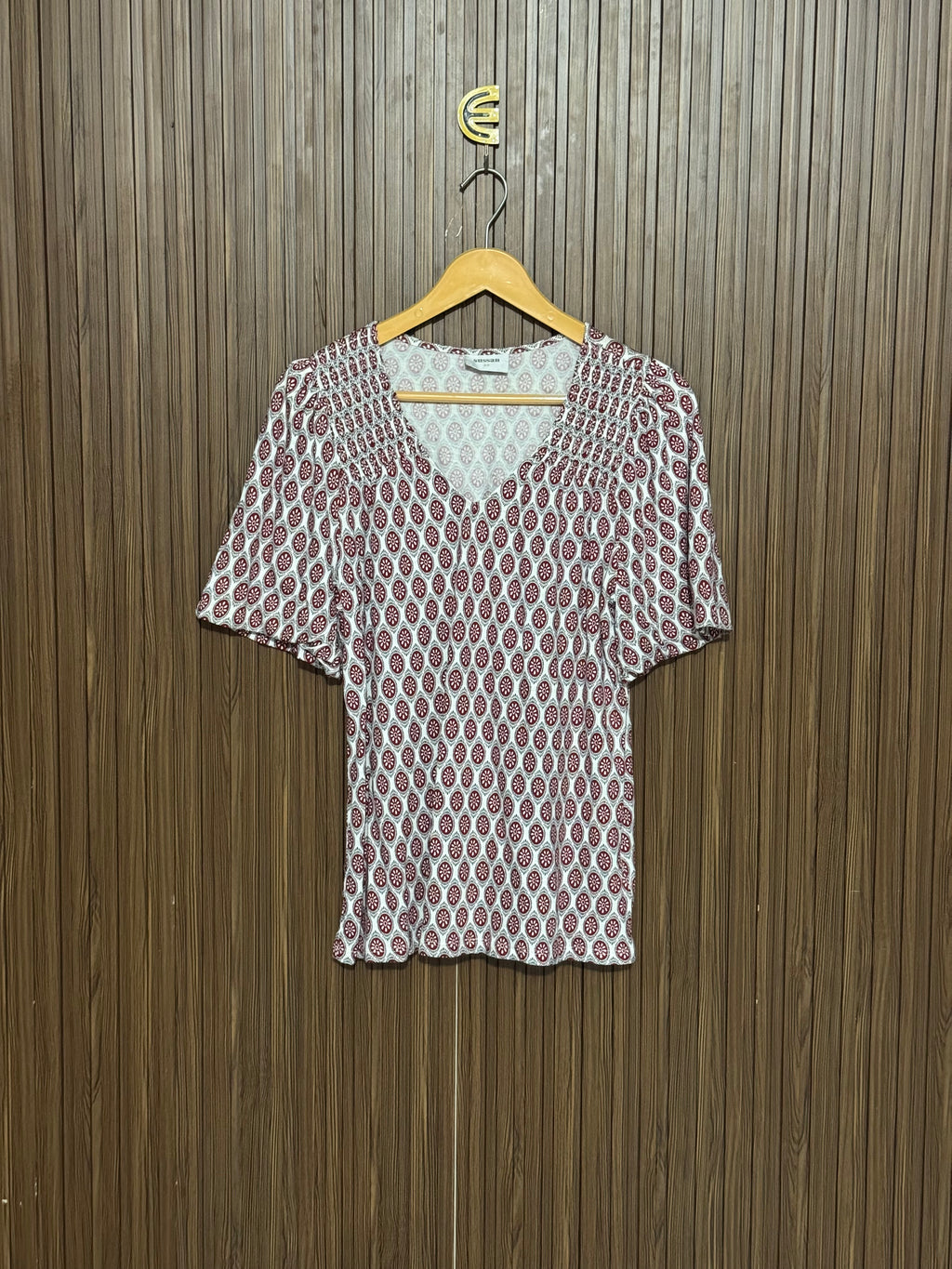 Chest 18 Length 24 fabric silk Casual Half Sleeve