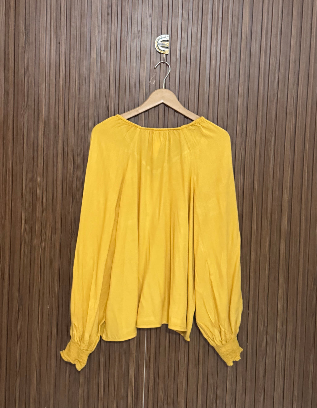 Chest 21 Length 24 Fabric Linen Casual Round Neck