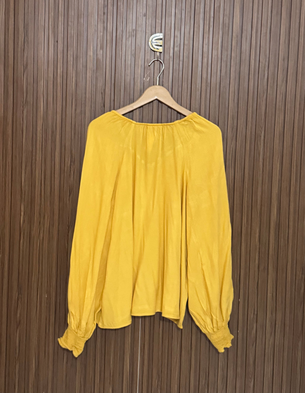Chest 21 Length 24 Fabric Linen Casual Round Neck