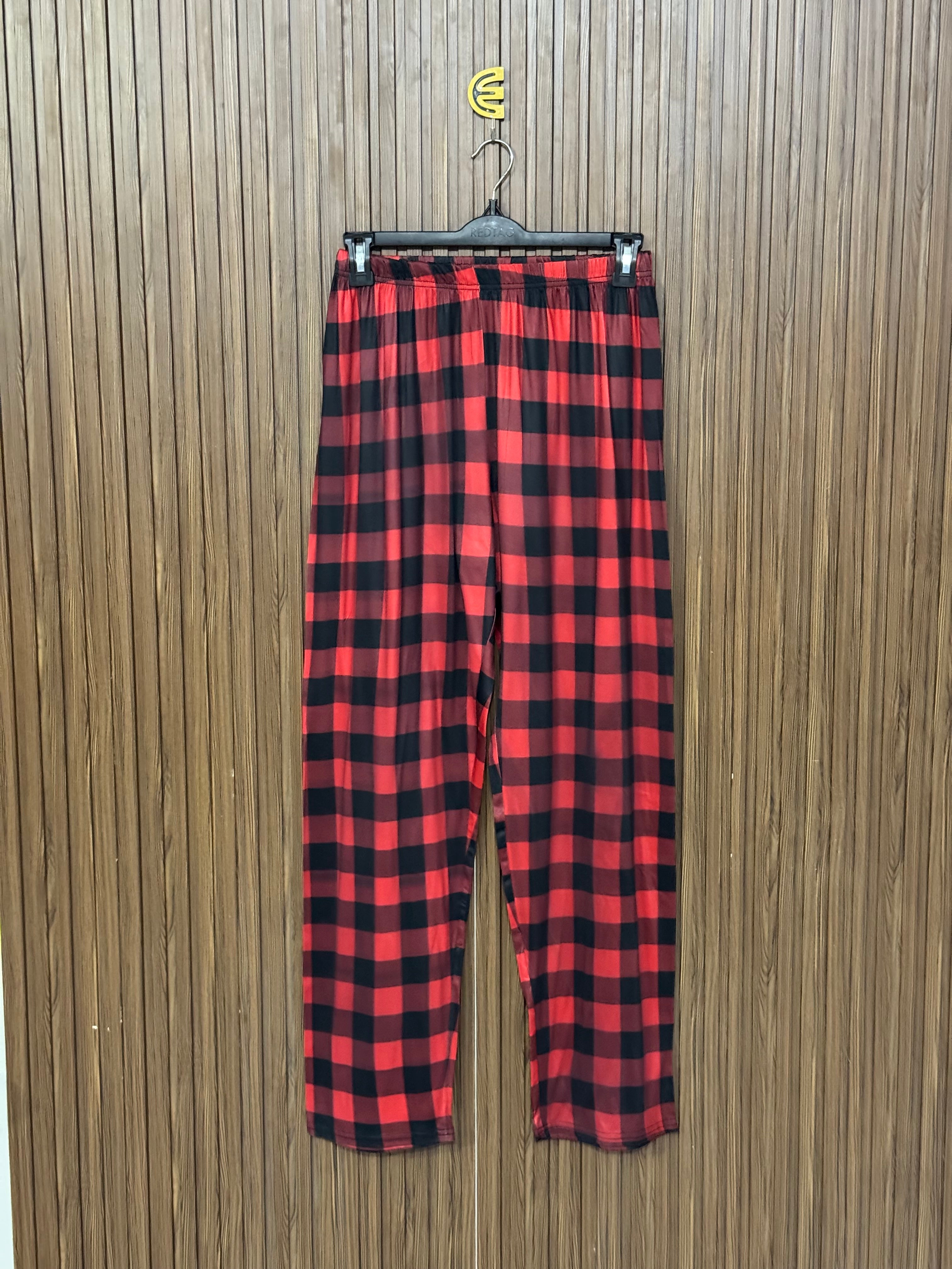Classic Red Check Trousers