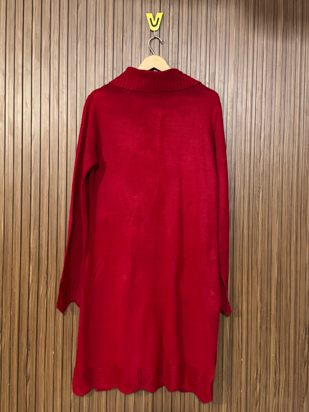 Chest 20 Length 37 Cute Knit Front Open