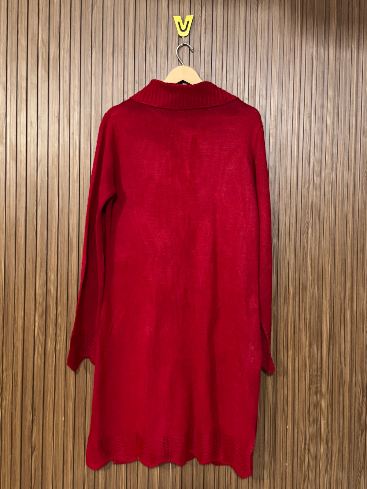 Chest 20 Length 37 Cute Knit Front Open