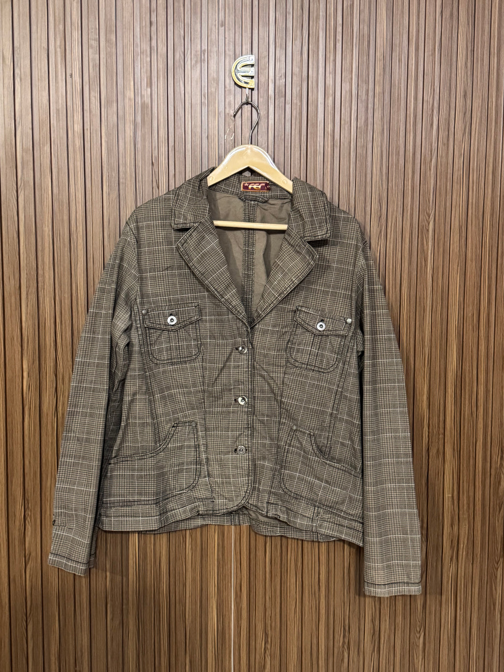 Chest 21 Length 23 Fabric Denim Cozy Jacket