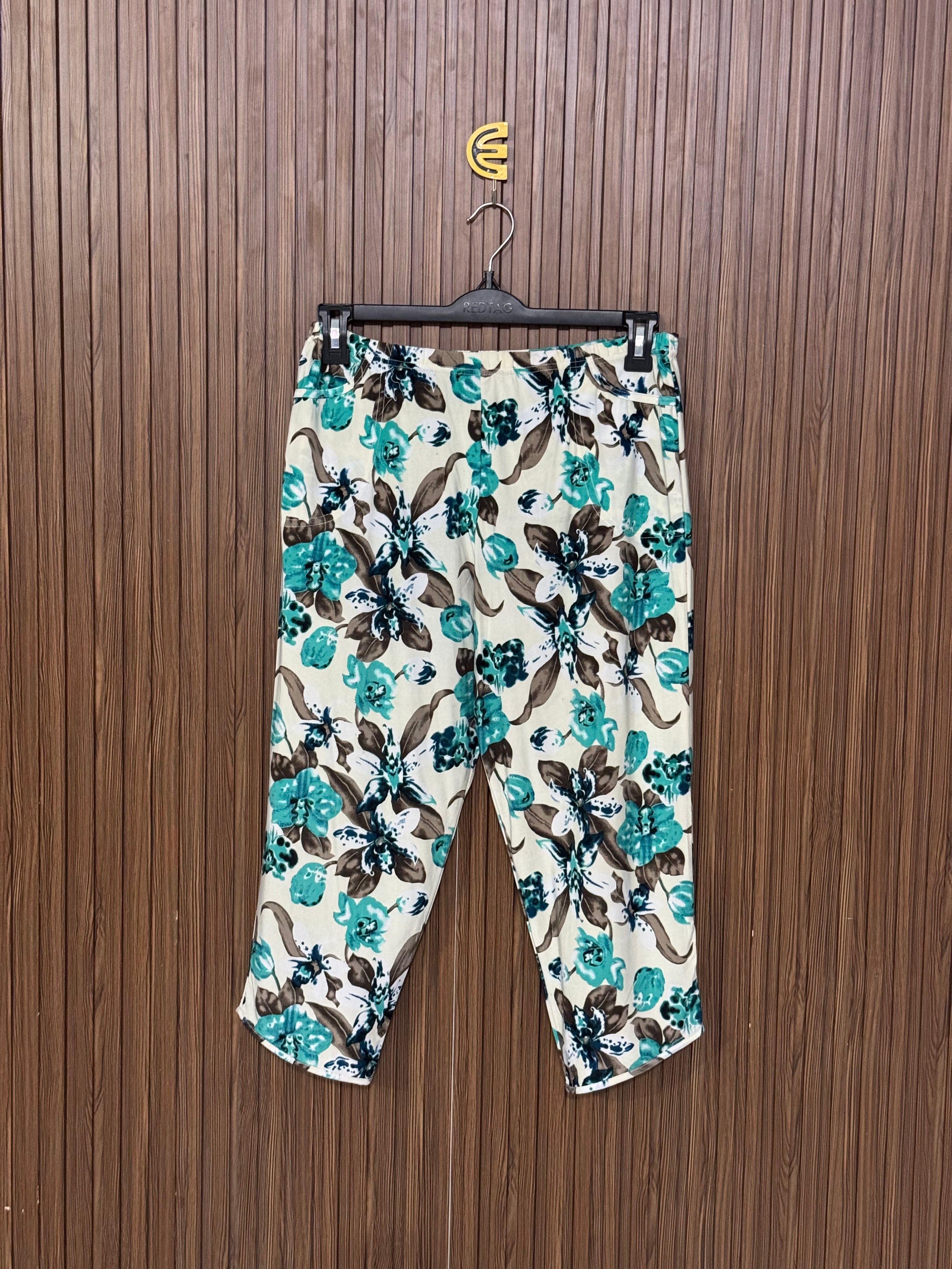 Aqua Petal Trousers