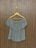 Chest 19 Length 19 Fabric Silk Shifon Long Sleeveless