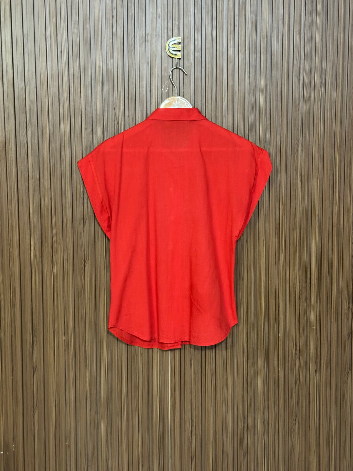 Chest 18 Length 22 Fabric Silk Casual Tee