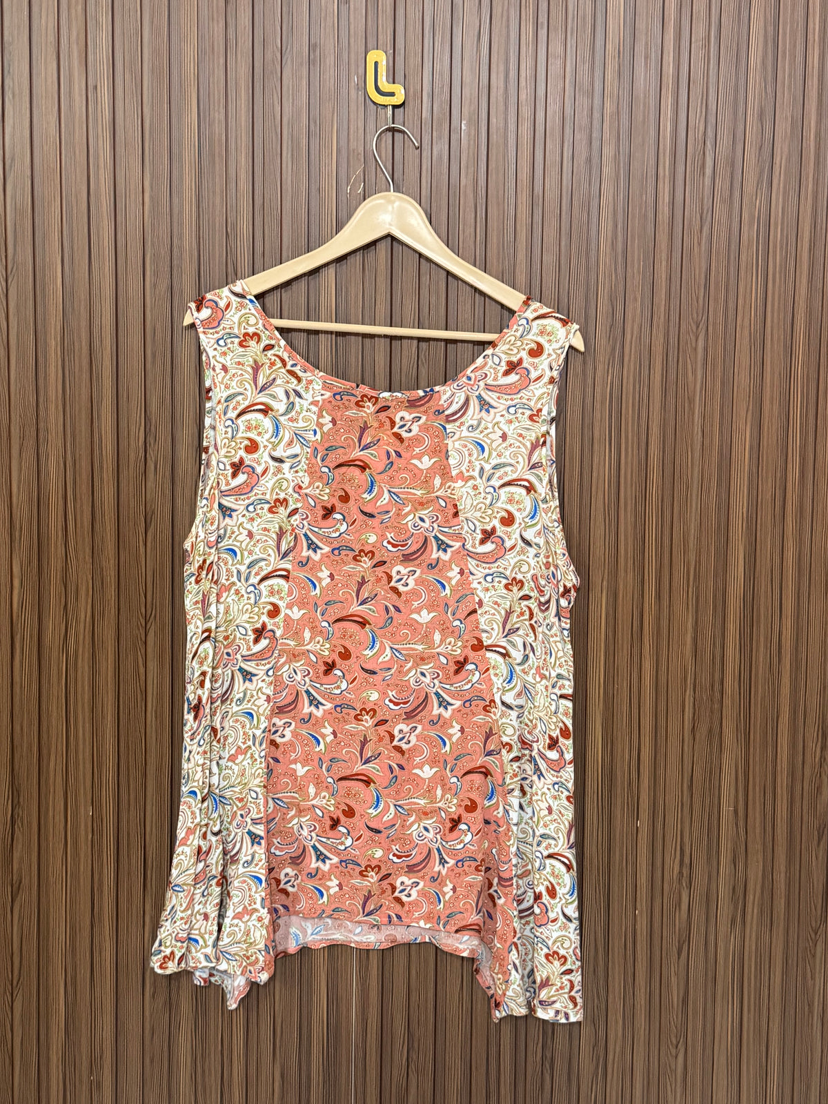 Chest 23 Length 28 Fabric Silk Shifon Short Sleeveless