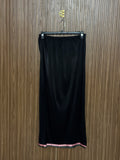 Classic Black Straight Maxi Skirt