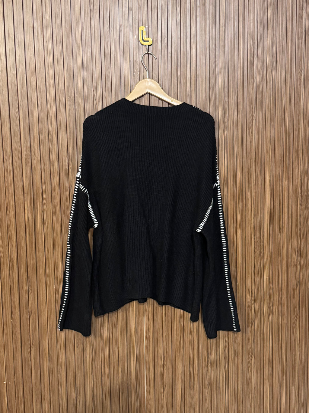 Chest 23 Length 26 Charcoal Heavy Sweater