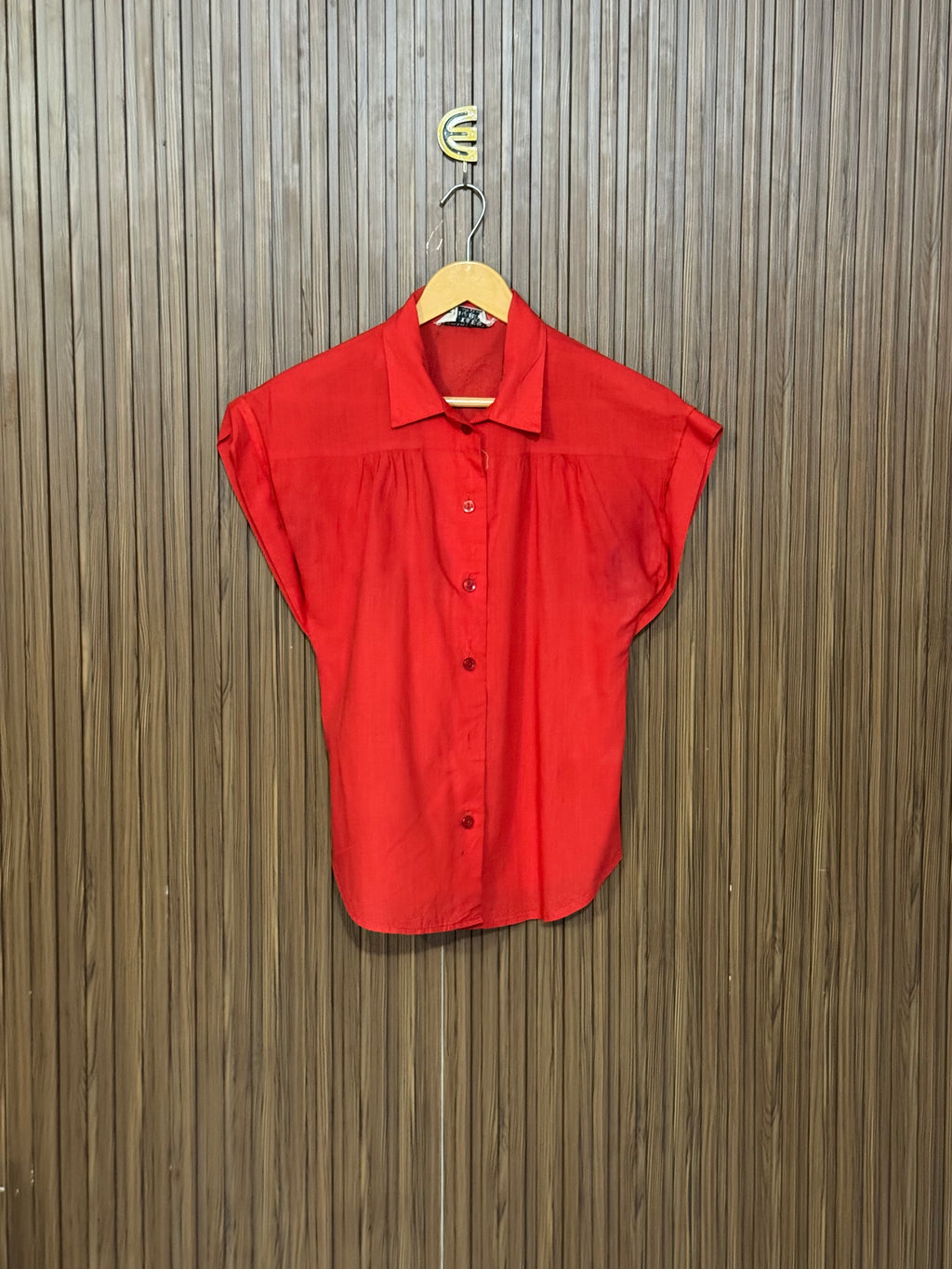 Chest 18 Length 22 Fabric Silk Casual Tee