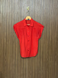 Chest 18 Length 22 Fabric Silk Casual Tee