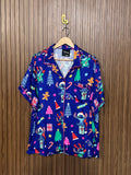 Chest 22 Length 26 Fabric Silk Printed TShirt