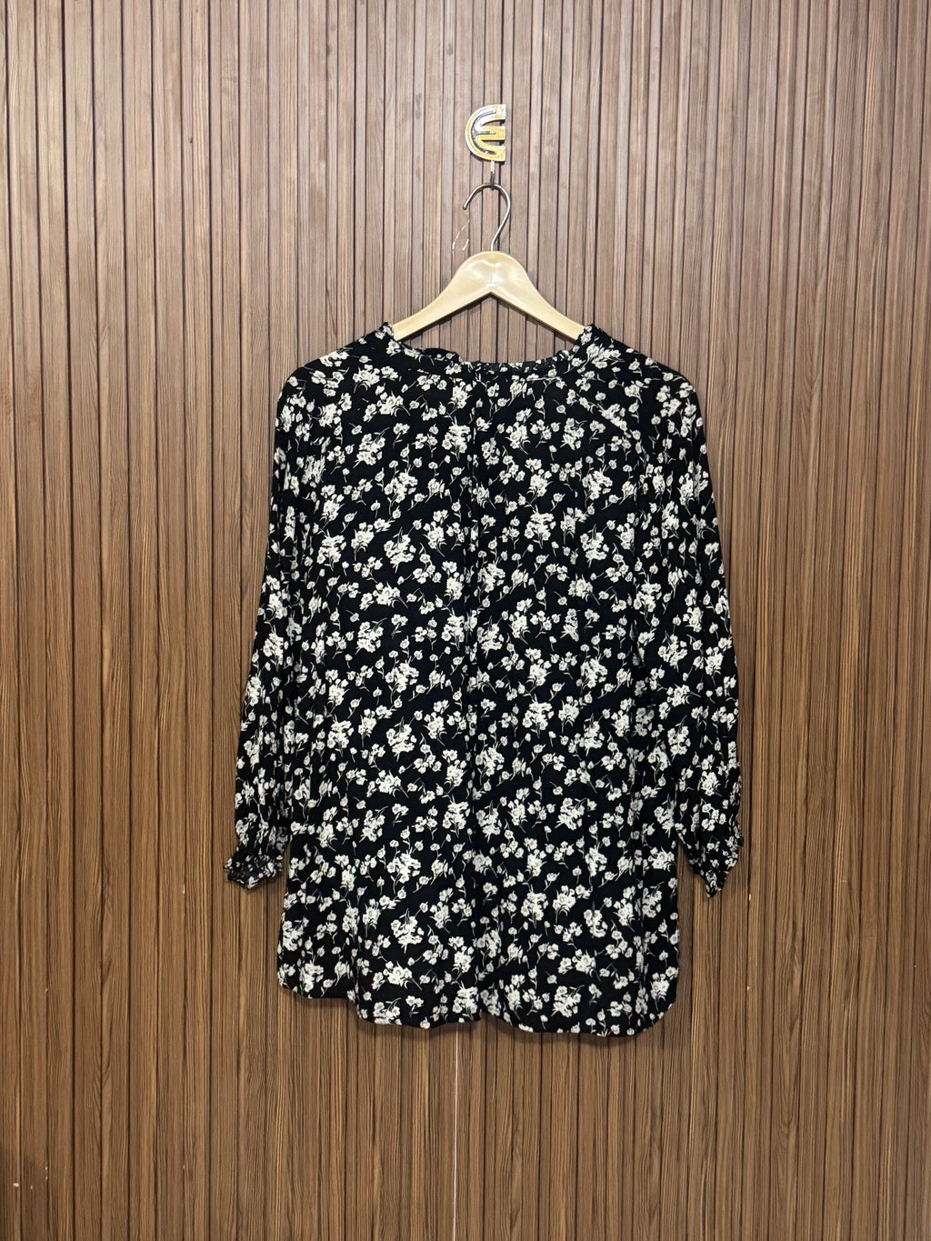 Chest 21 Length 28 Fabric Shifon Rib High Neck
