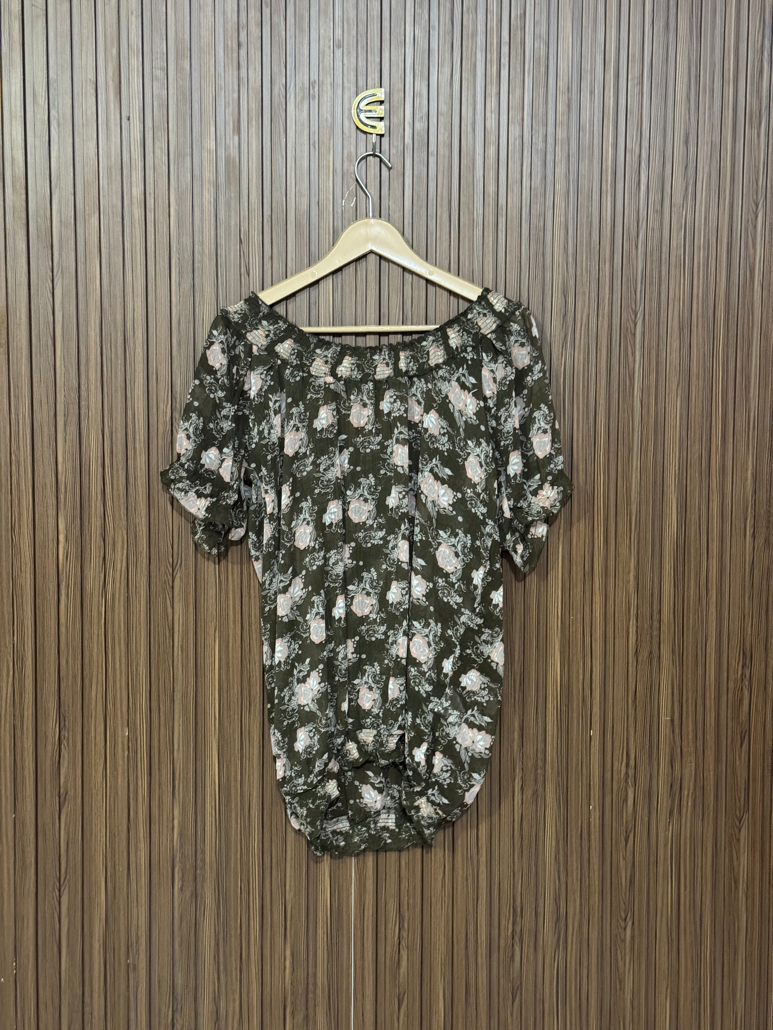 Chest 20 Length 28 Fabric shifon Plain Half Sleeve 2