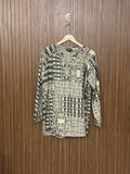 Chest 21 Length 27 Fabric Shifon Printed Graphic Top