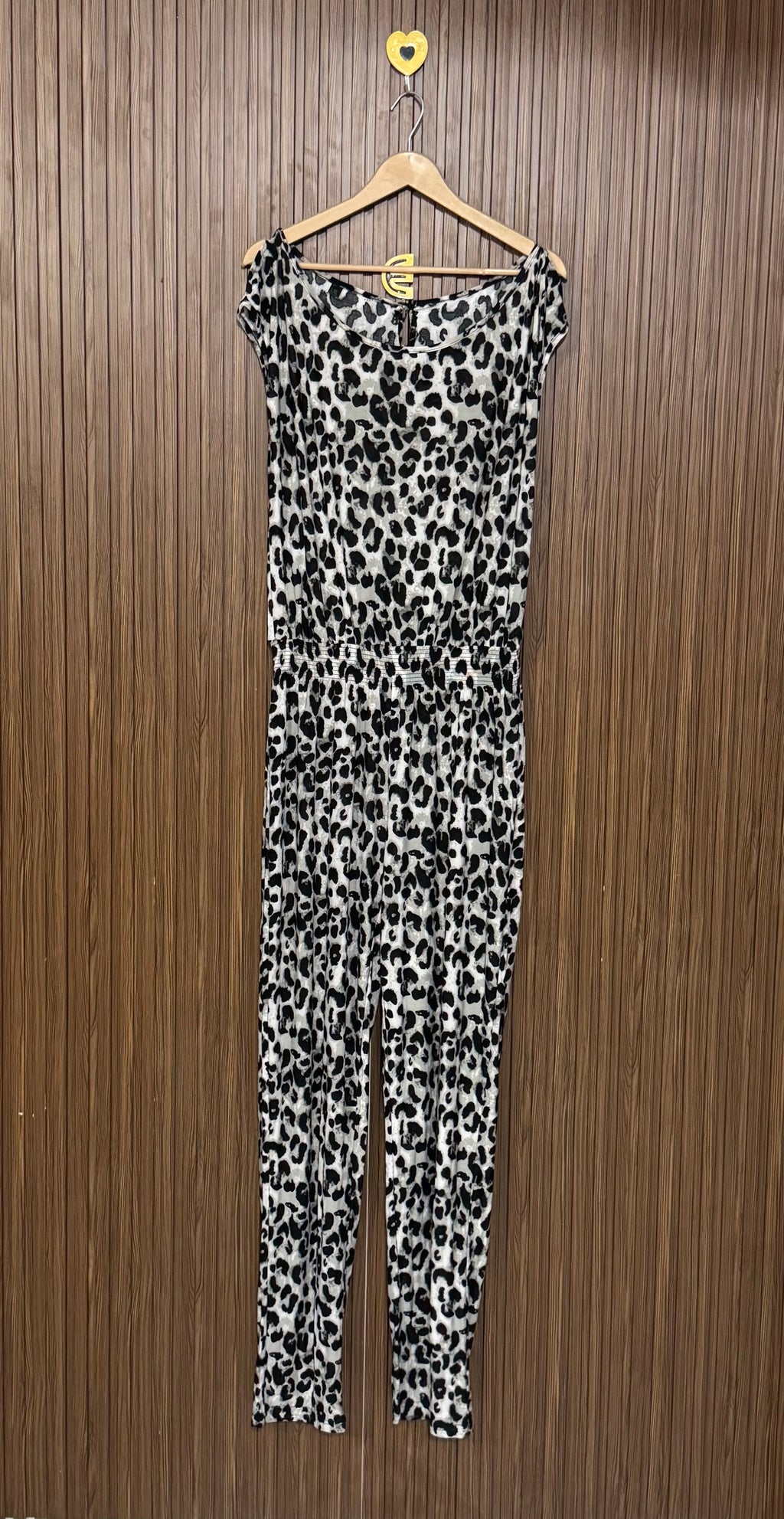 Leopard Print Casual Jumpsuit