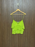 Chest 17 Length 22 Fabric Shifon Net Green