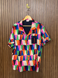Chest 24 Length 26 Fabric Cotton Puff Half Sleeves