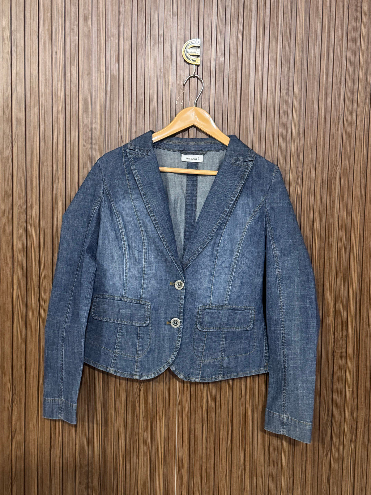 Chest 18 Length 20 Fabric Denim Trendy Jacket