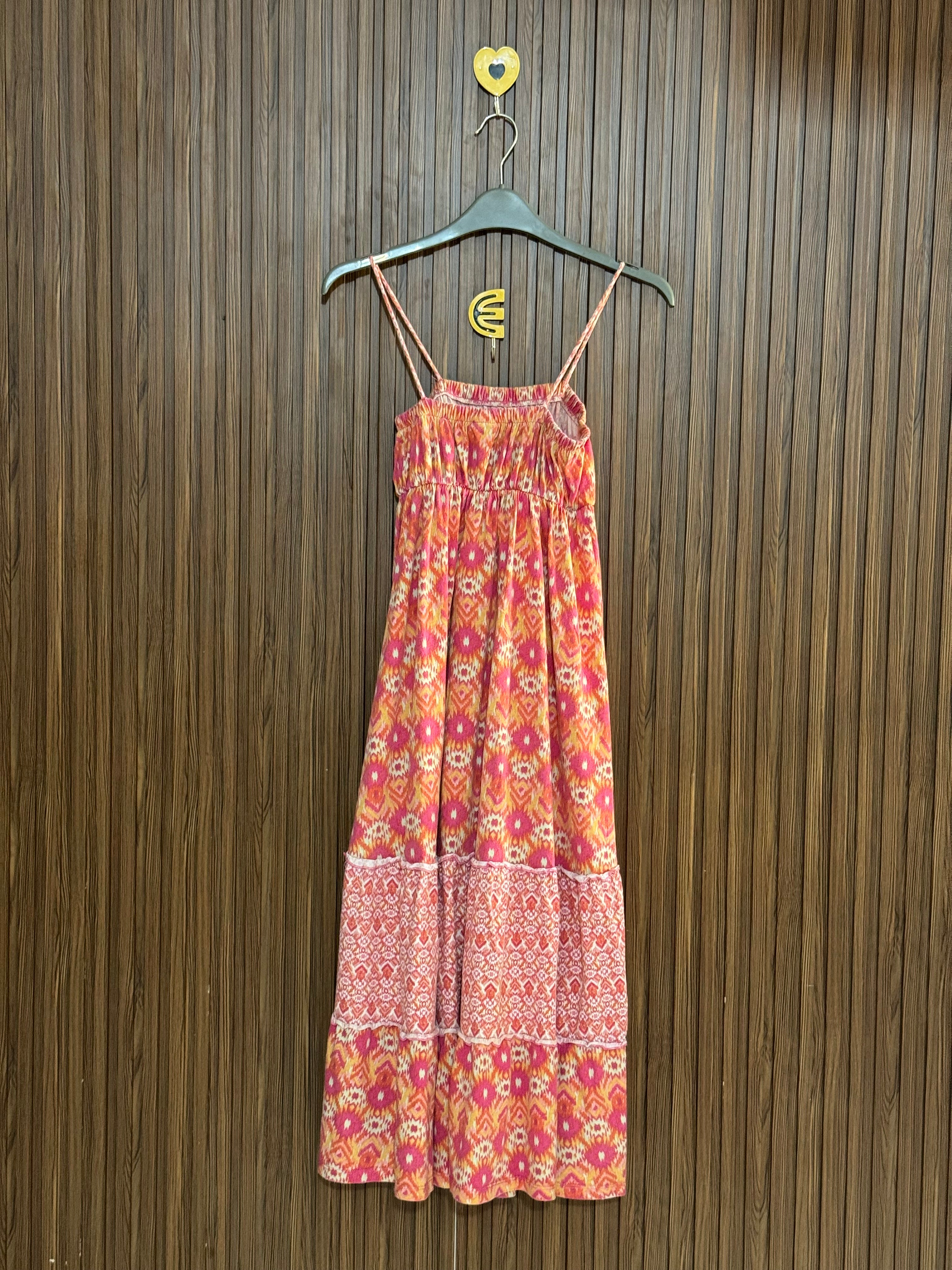 Orange Strap Long Top