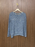 Chest 19 Length 26 Stone Heavy Sweater