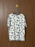 Butterfly Print Half Sleeves T-Shirt