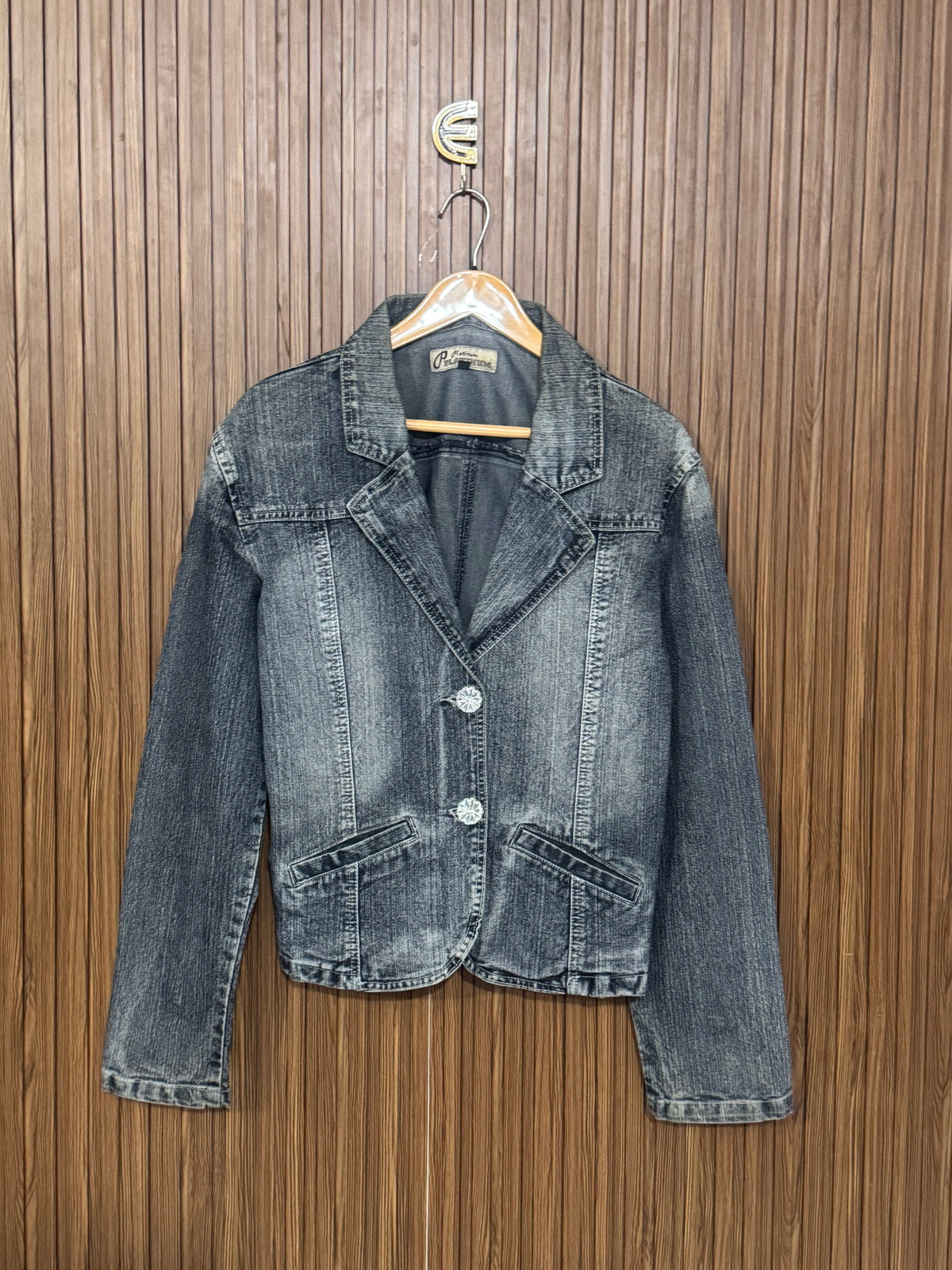 Chest 18 Length 22 Fabric Denim Fashion Top