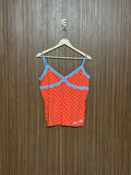 Chest 17 Length 22 Fabric Silk Orange