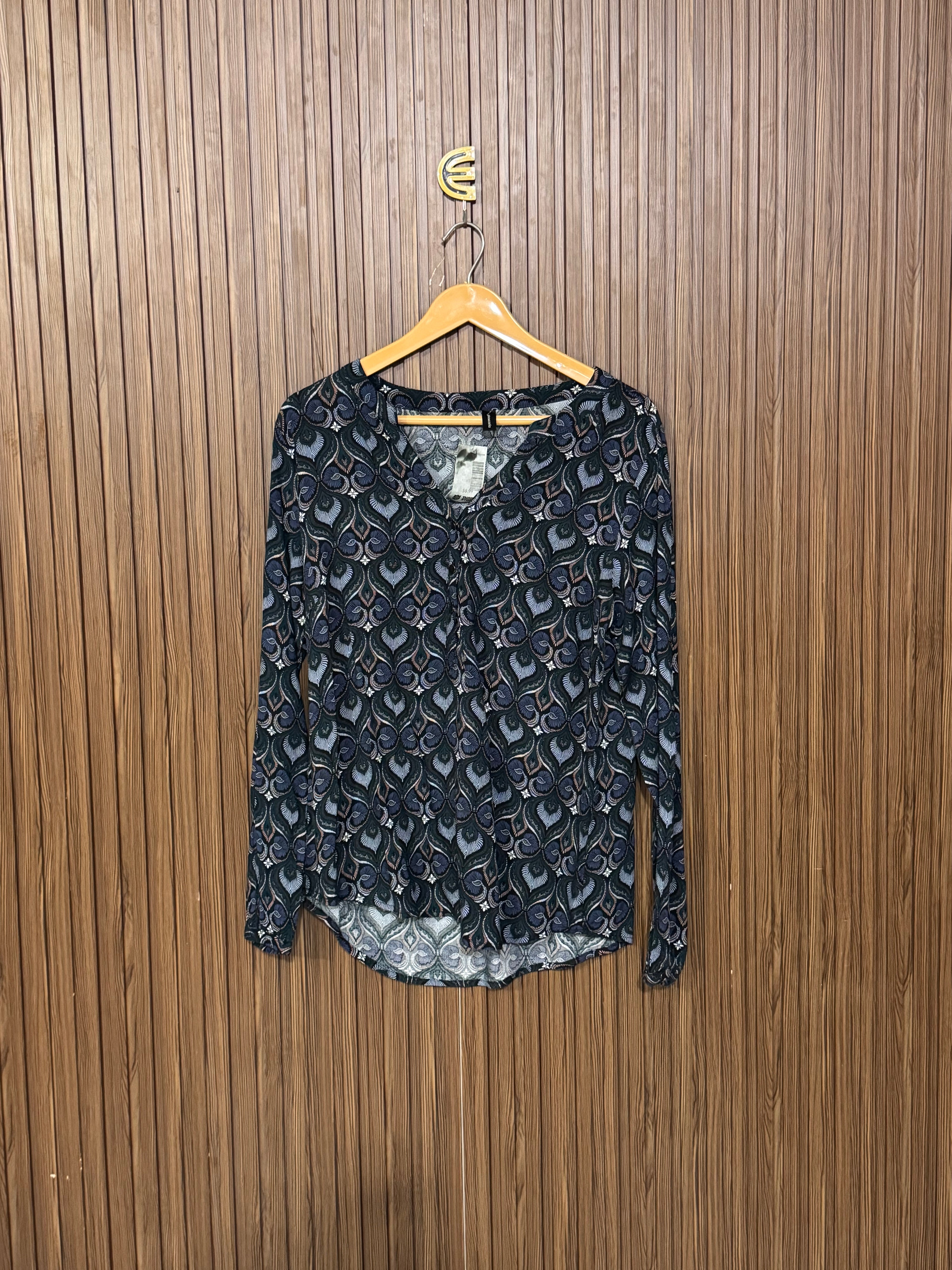 Chest 18 Length 26 Fabric linen Printed Style Top