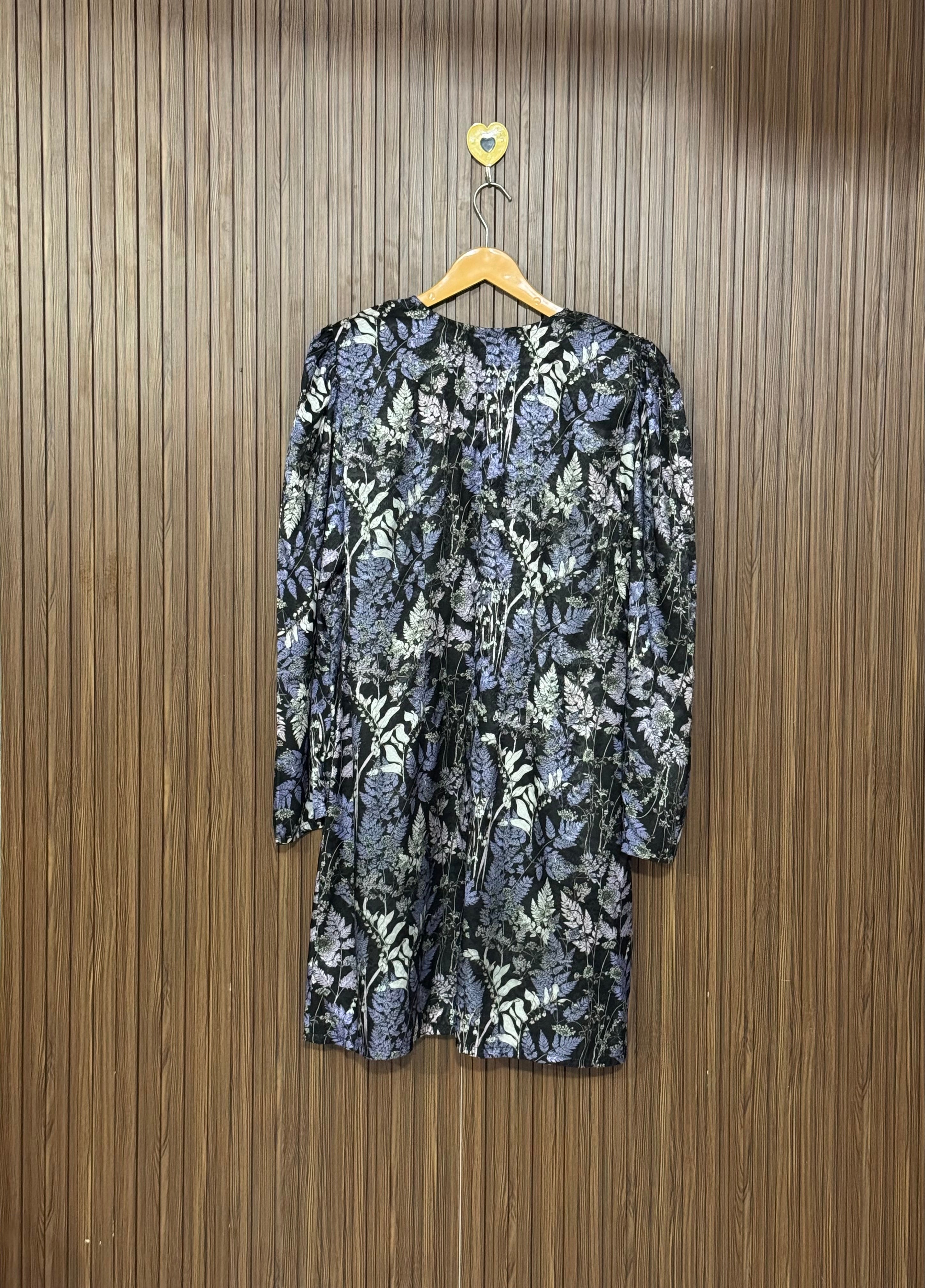 Foliage Print Long Top