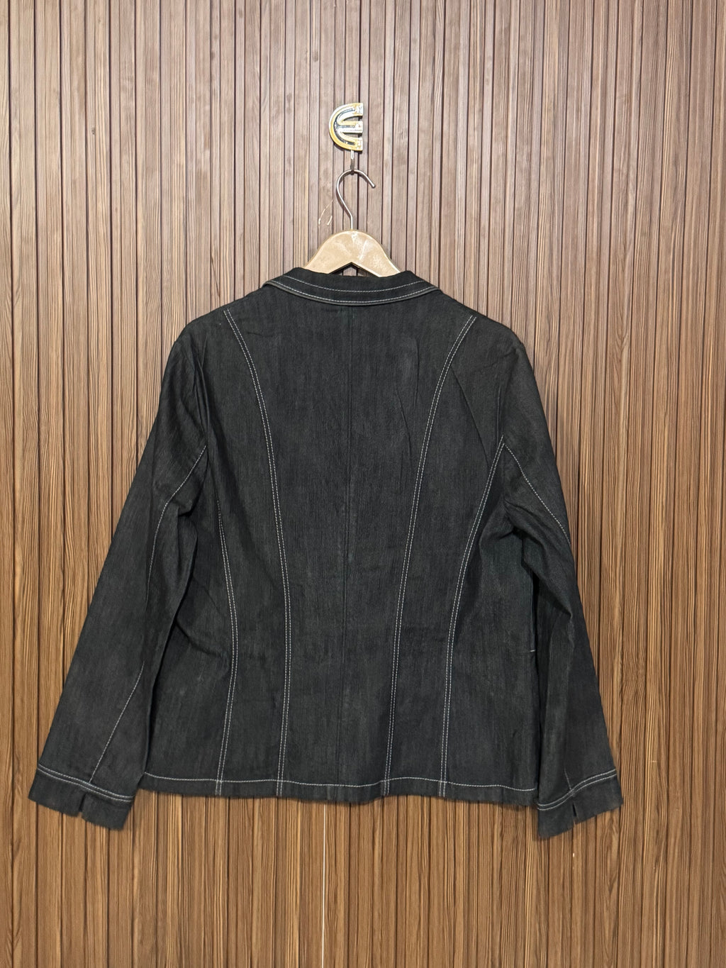 Chest 19 Length 23 Fabric Denim Winter Top