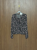 Chest 19 Length 22 Fabric Shifon Black Printed Top