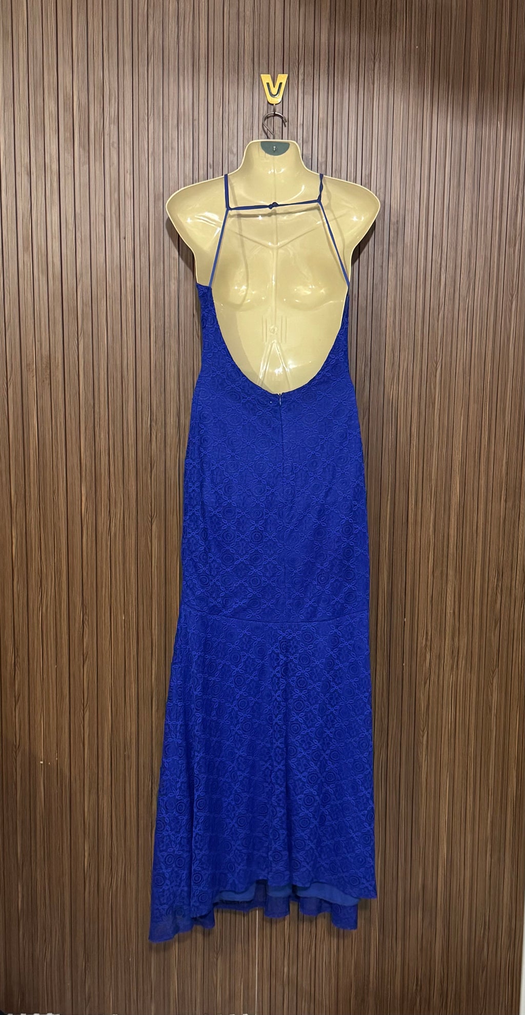 Chest 14 Length 62 Fabric Net Lace Gown