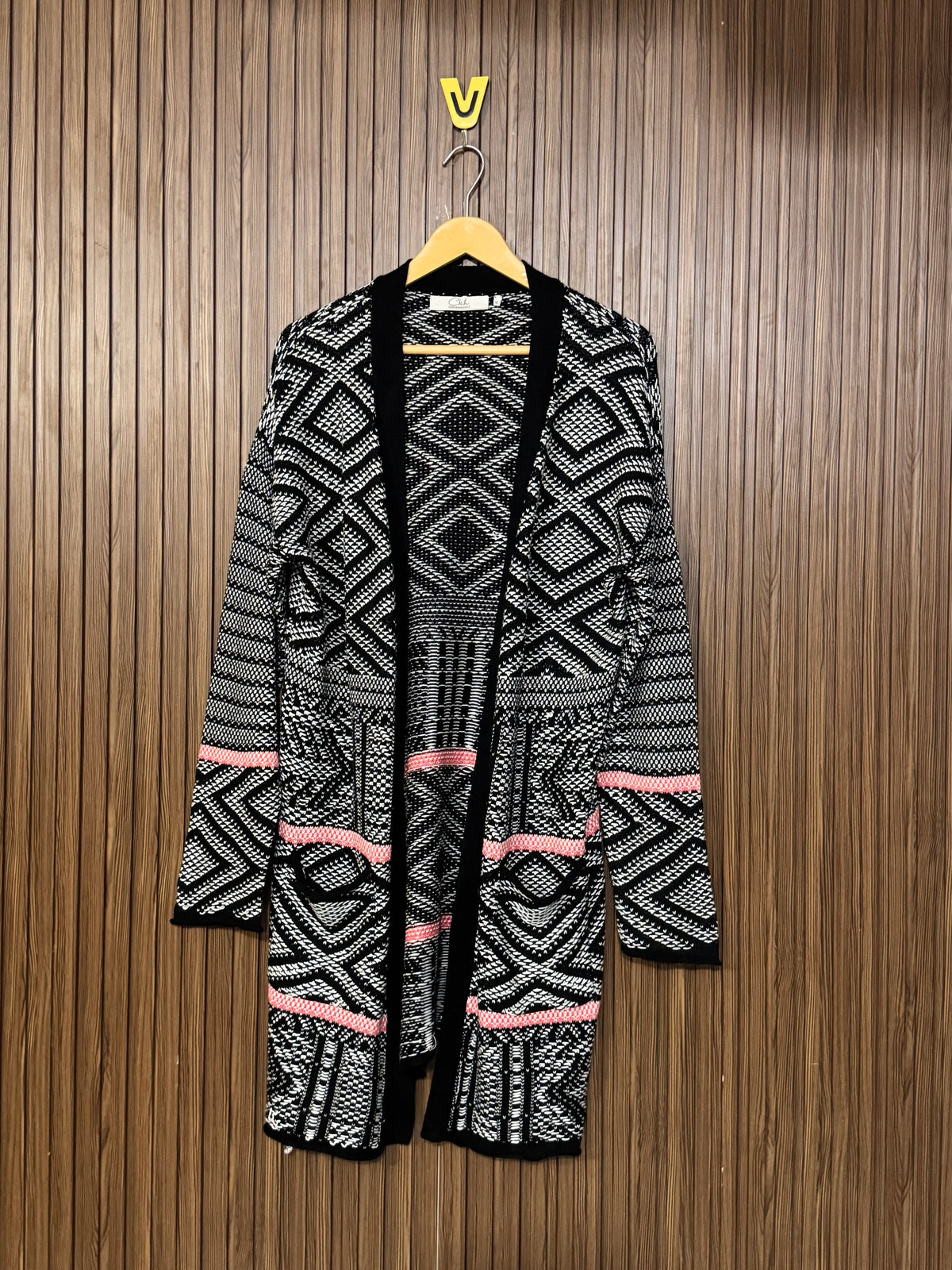 Chest Large Length 36 Daily Knit Front Open