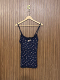 Chest 15 Length 27 Fabric Linen Stripe Sleeveless