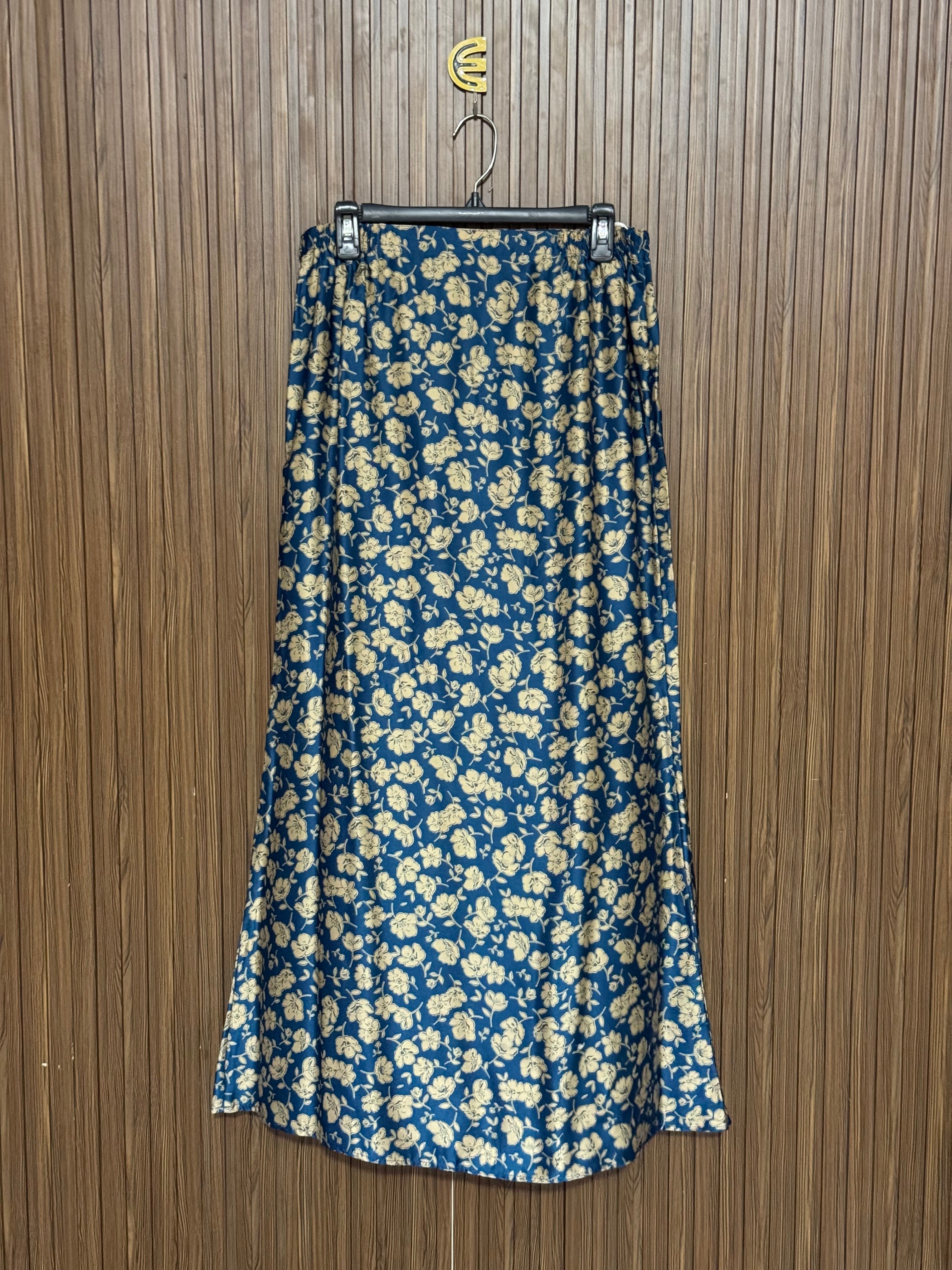 Blue Blossom Long Skirt