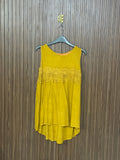 Casual Yellow Sleeveless Top
