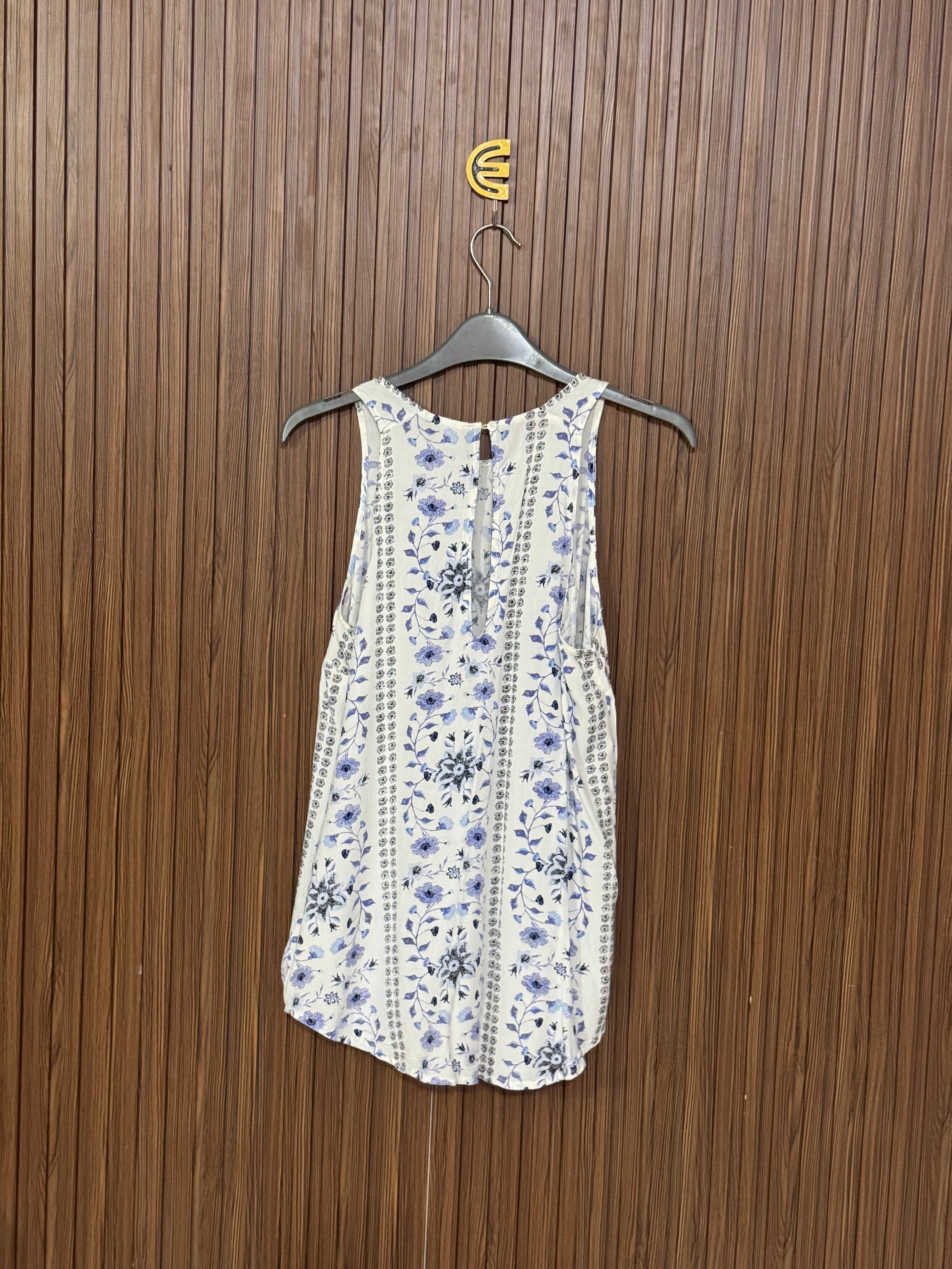 Relaxed Fit Floral Sleeveless Top