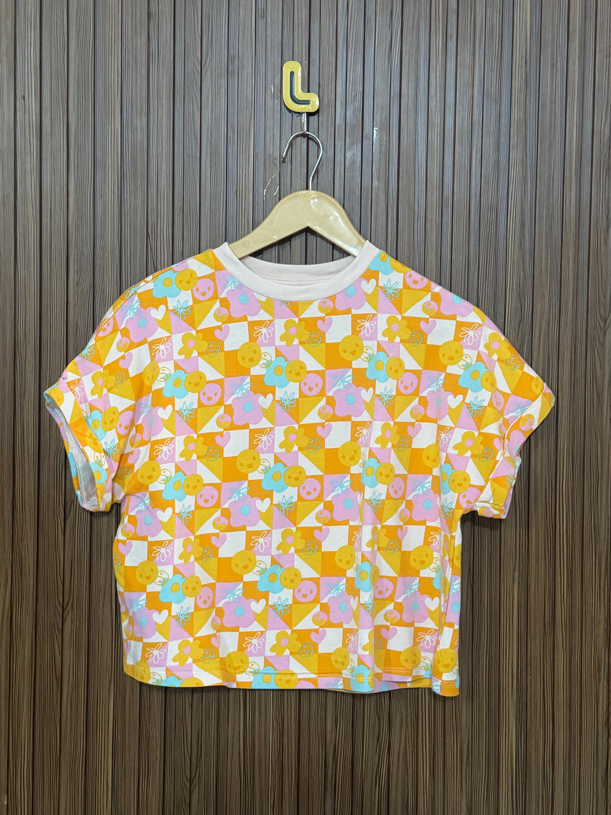 Chest 18 Length 18 Fabric Silk Leather Crop Top