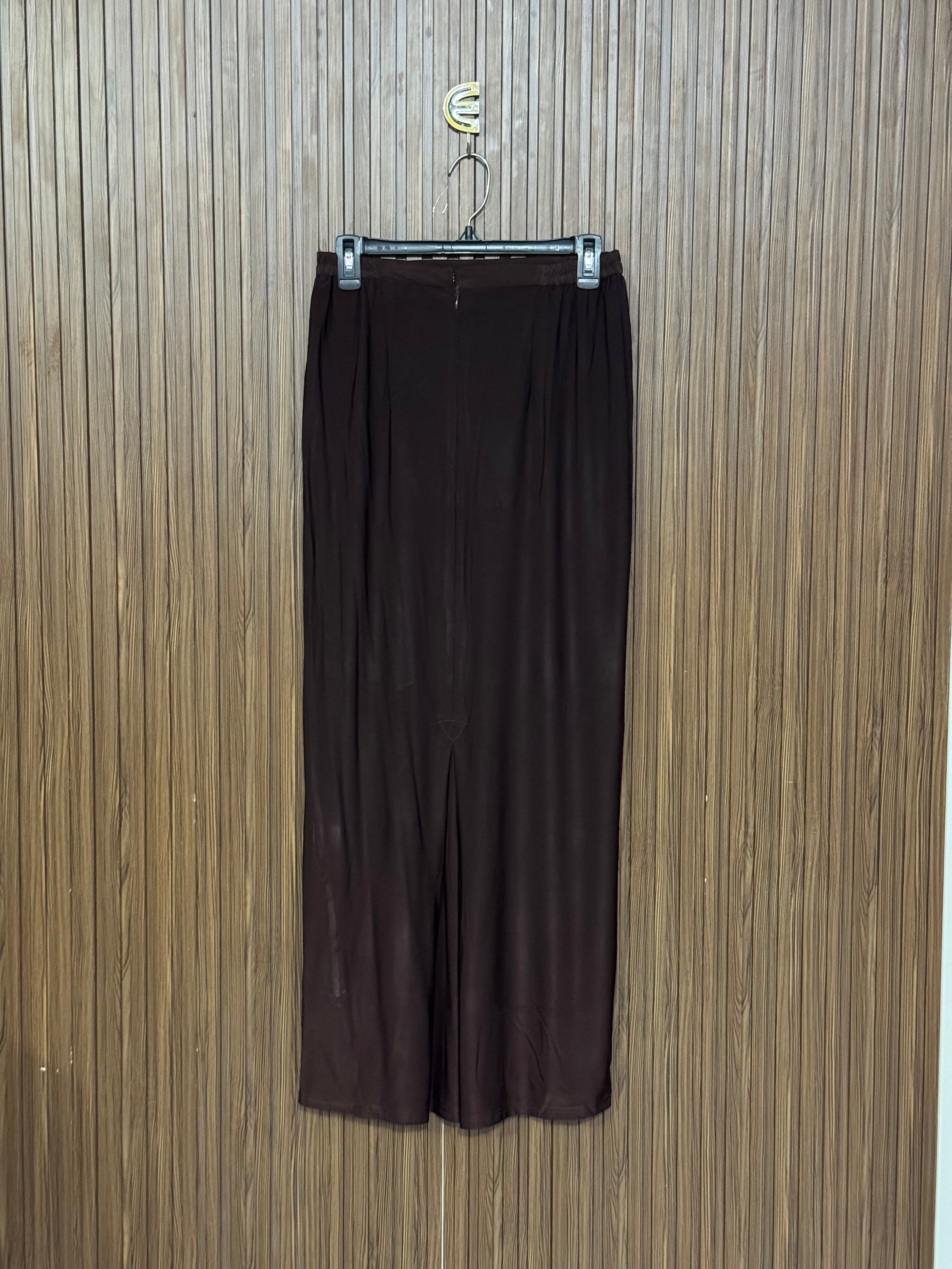 Waist 26 to 32 Length 40 Fabric jursey Long Pleated Skirt